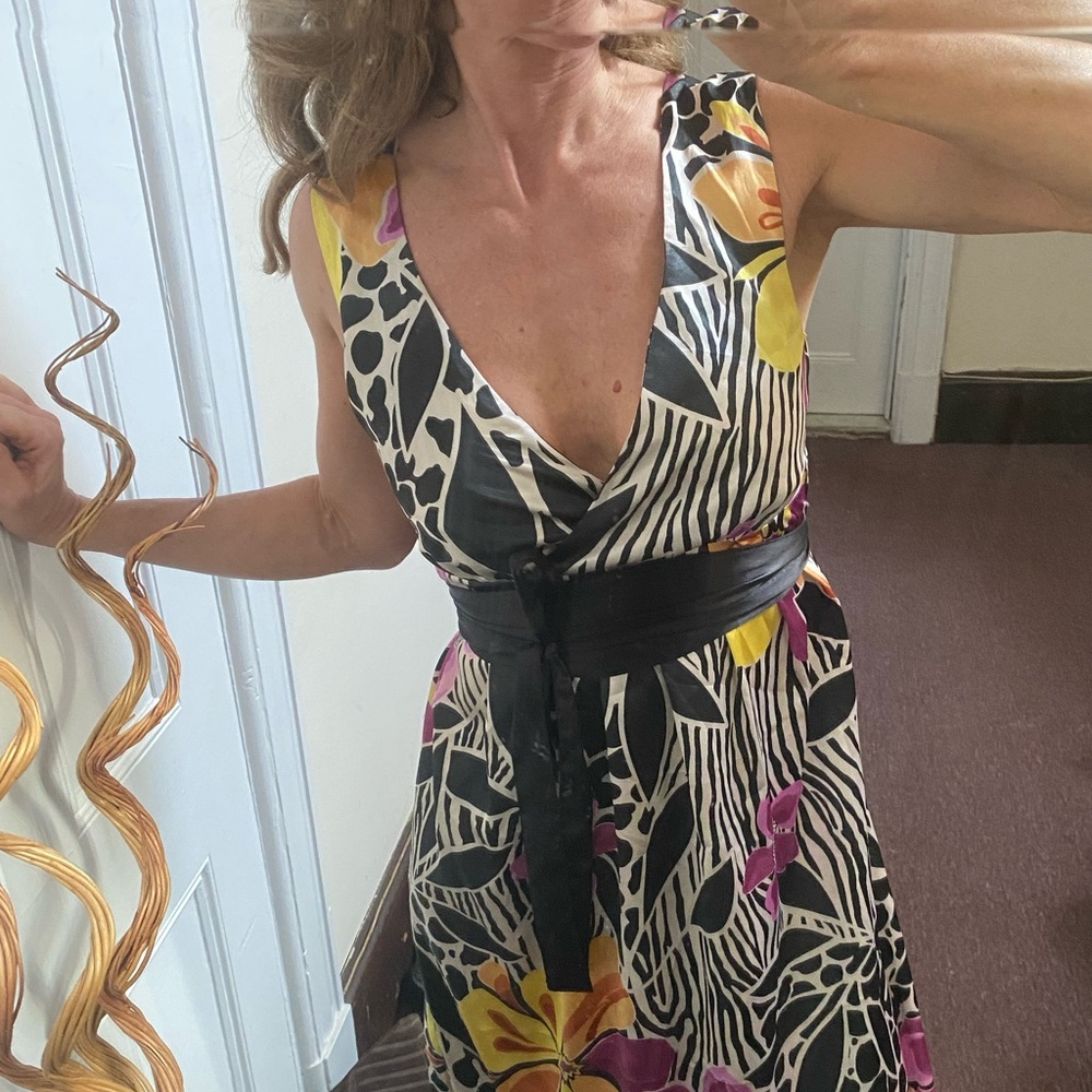 IDOL gorgeous multicolor maxi dress, Sz 10UK / 6US - Picture 12 of 13